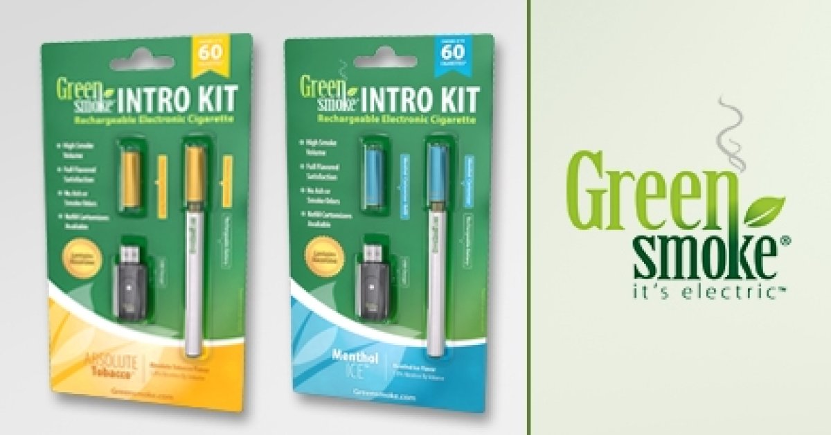 Újratölthető elektromos cigaretta Intro Kit kezdőcsomaggal a Green Smoke®-tól 