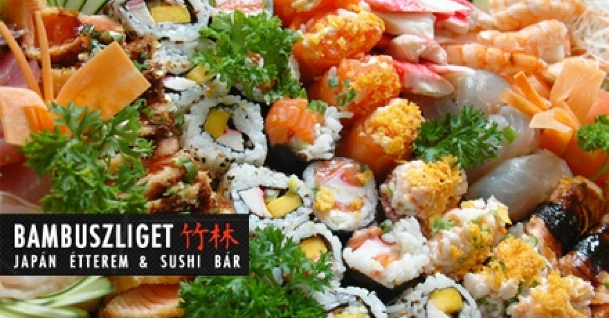 -50%: Pompás utazás a Duna-parti Bambuszliget 50 darabos sushi kóstoló hajójával féláron. Itadakimasu!