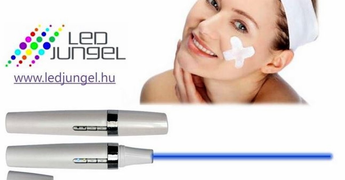 LED fényterápiás acne kezelő toll