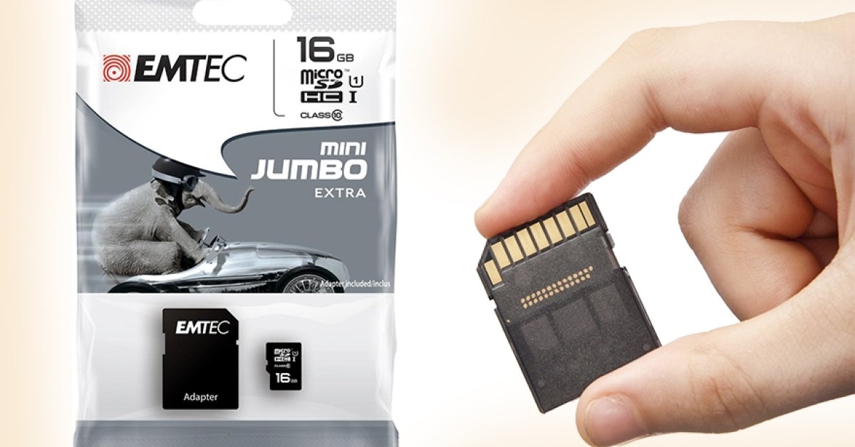 EMTEC Micro SDHC kártya 16 GB