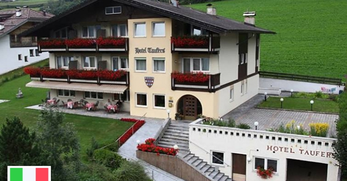 Dél-Tirol, Hotel Taufers