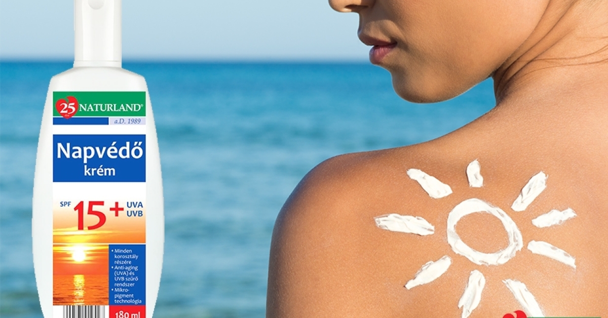 15 faktoros napvédő krém
