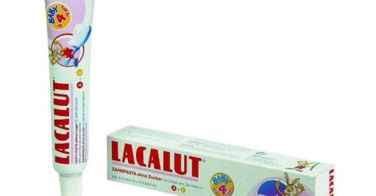 Lacalut fogkrém 4 éves korig 50ml, 2 db