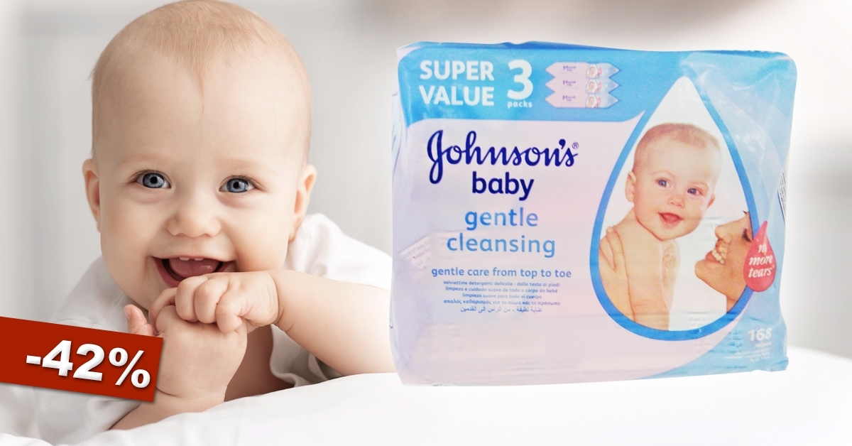 Johnsons baby törlőkendő