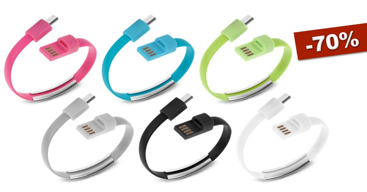 Karkötő és micro USB adatkábel