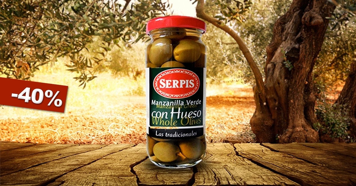 3 üveg spanyol olívabogyó 