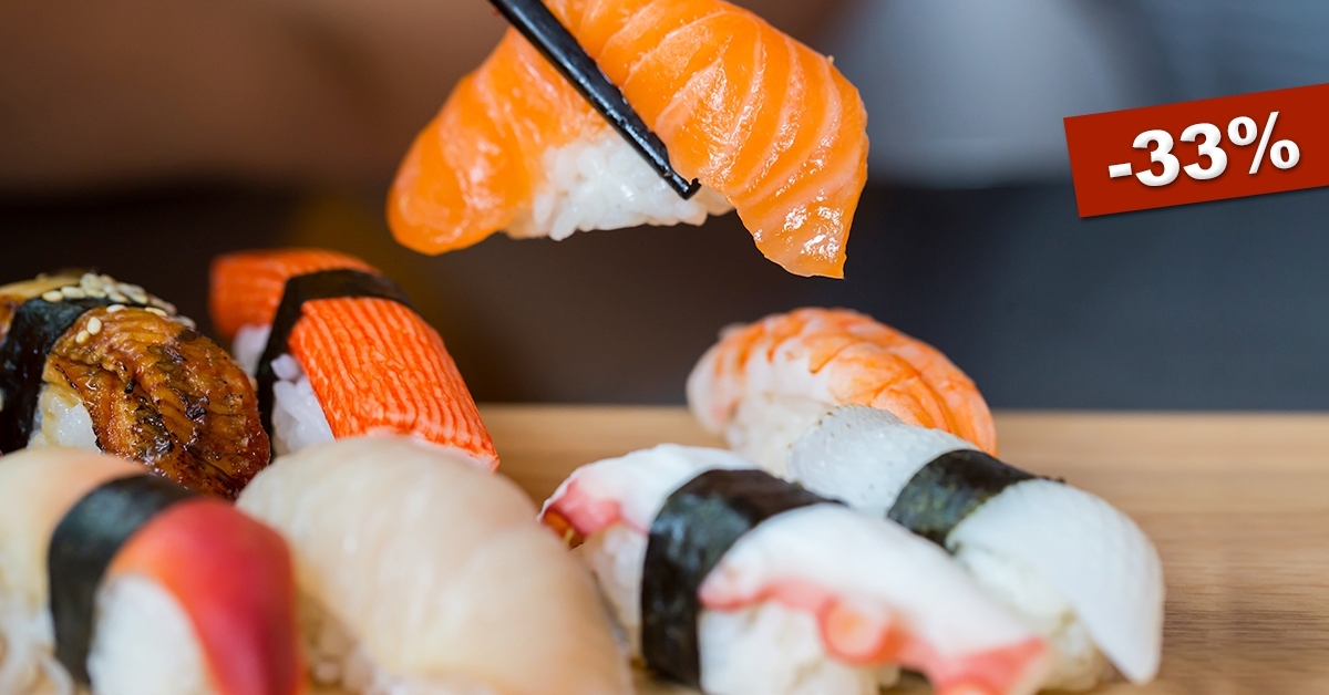 Sushi válogatás kiszálltással