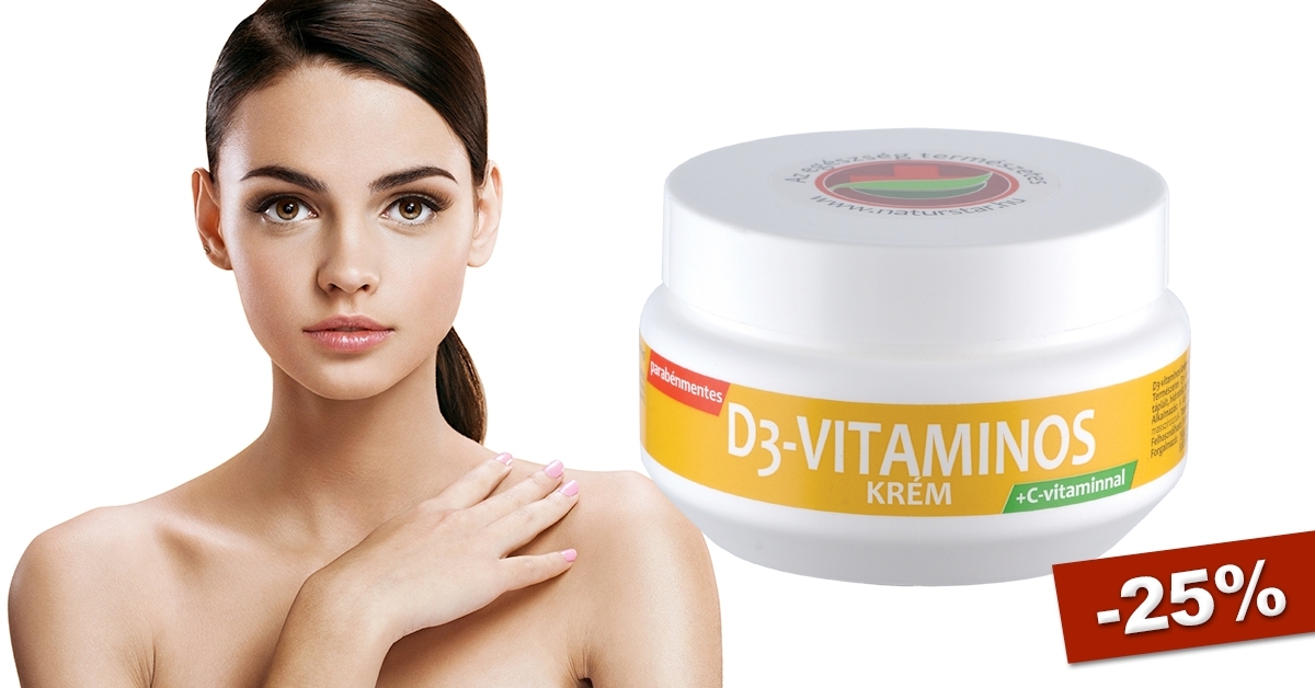 D3-vitaminos krém