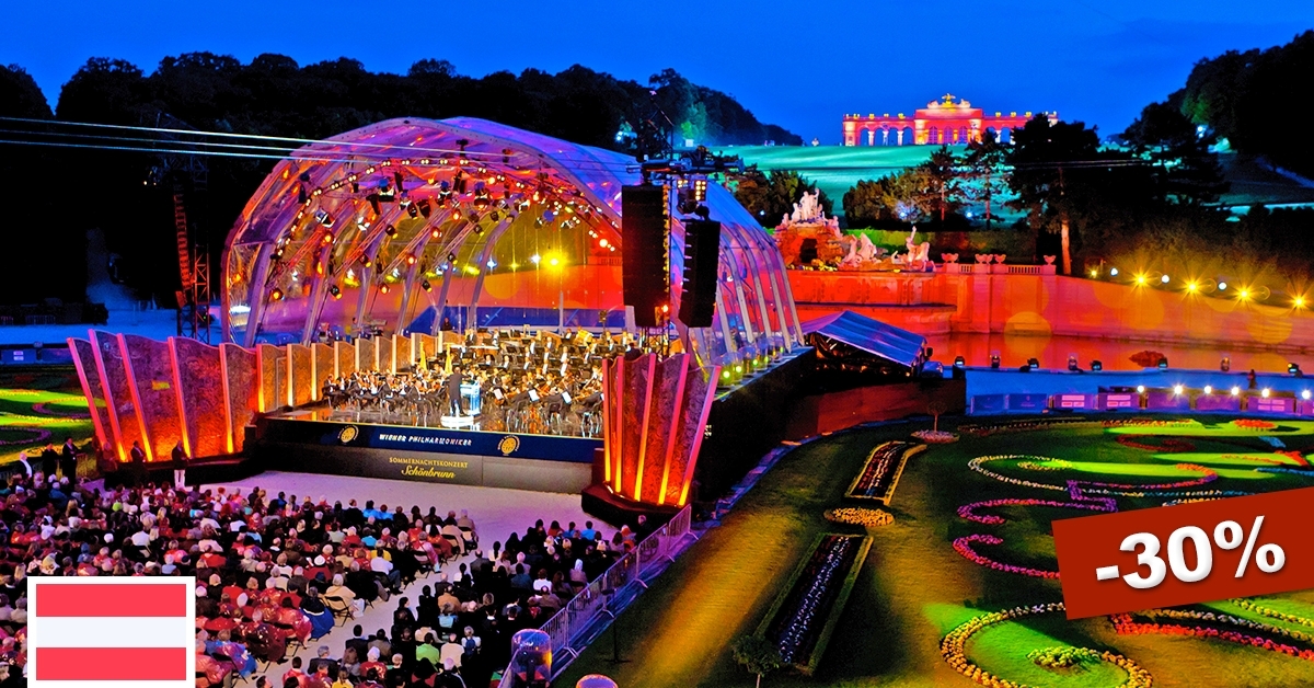 Nyáresti koncert Schönbrunnban