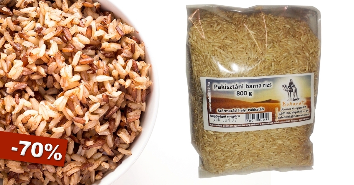 Pakisztáni barna rizs