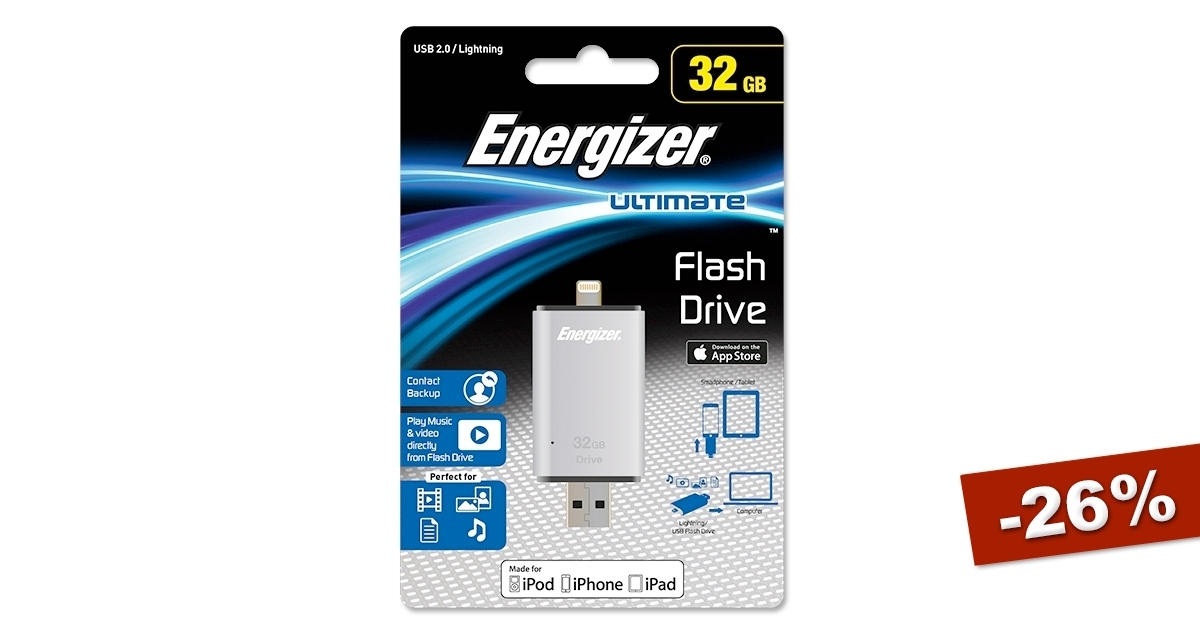 Energizer USB 2.0 Lightning 