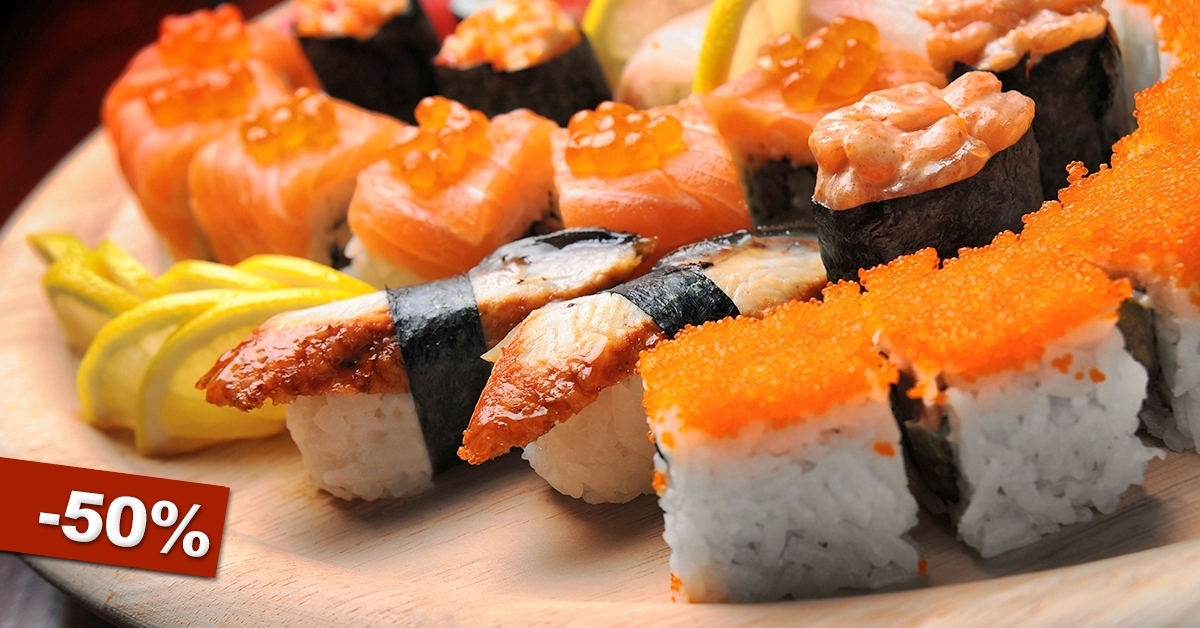 28 darabos sushi tál