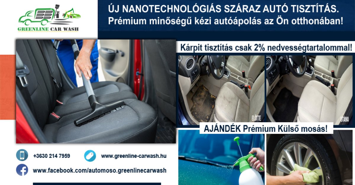 Nanotechnológiás autókárpit tisztítás, külső mosás