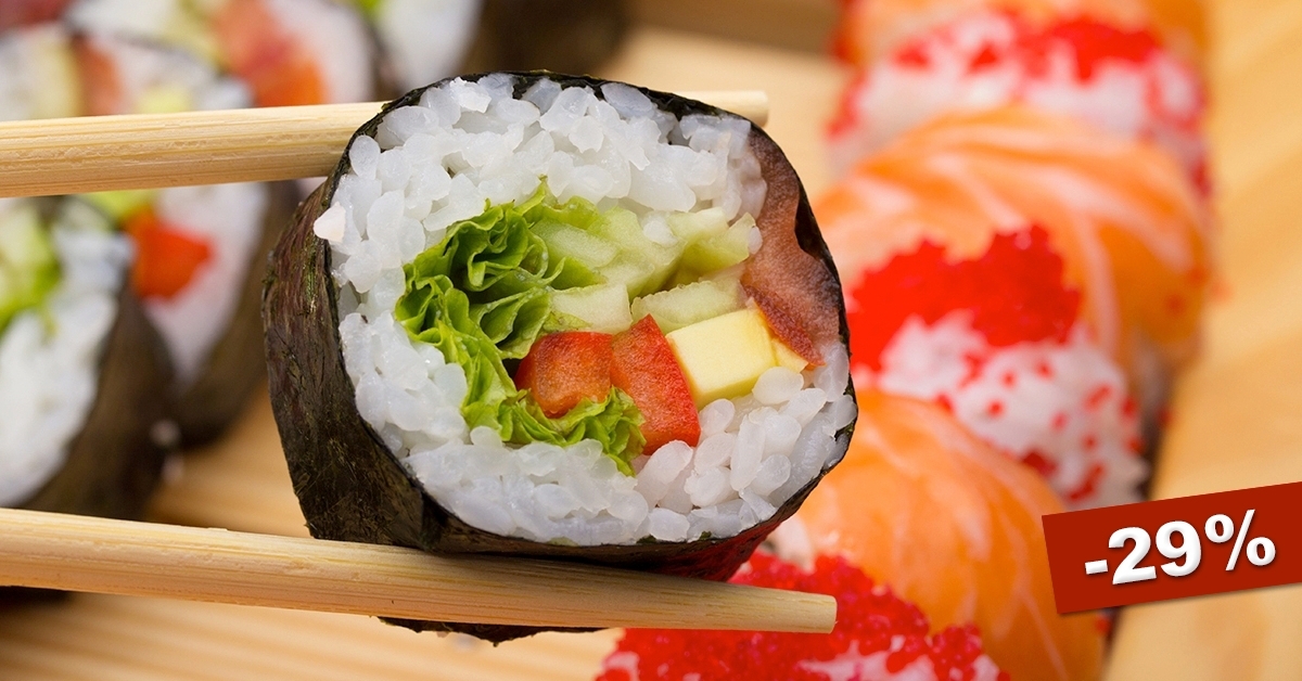 5 féle sushi kombináció