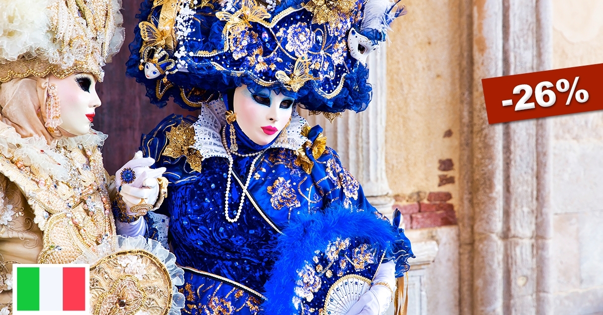 Velencei karnevál szállással