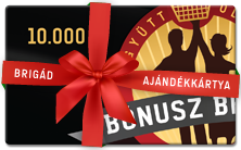 Bónusz Brigád Ajándékkártya