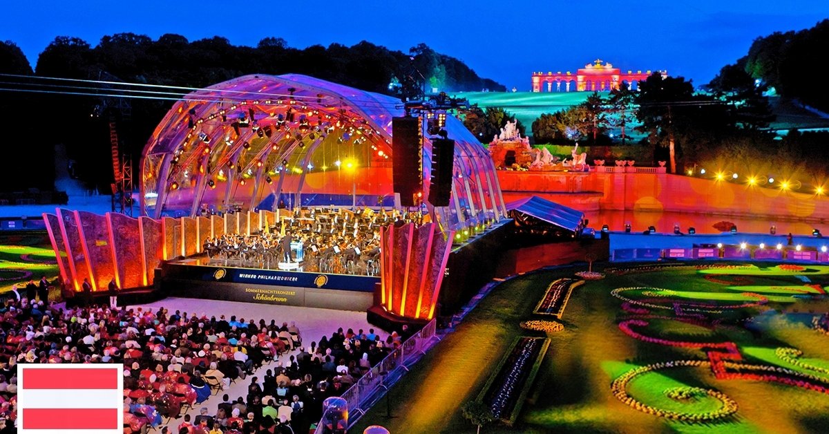Nyáresti Koncert Schönbrunnban