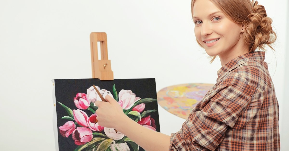 Tulipáncsokor-festő workshop