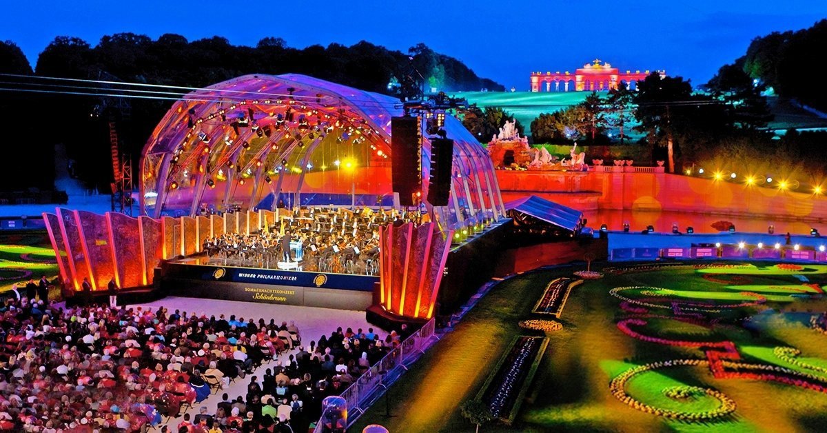 Koncert Schönbrunnban