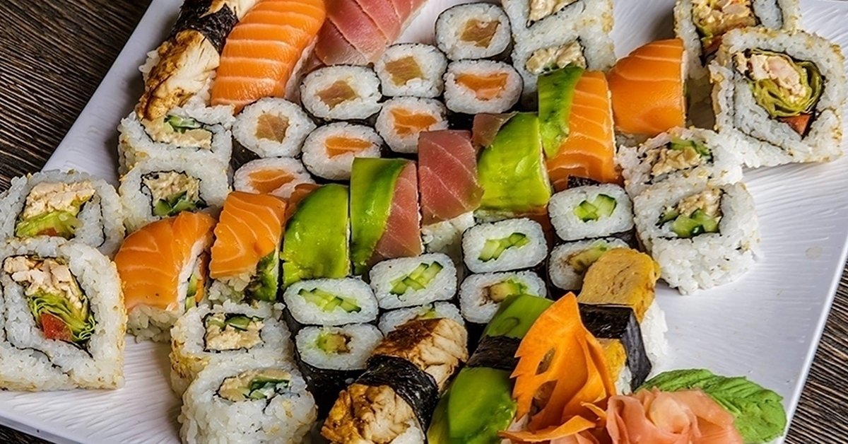 Páros sushi menü