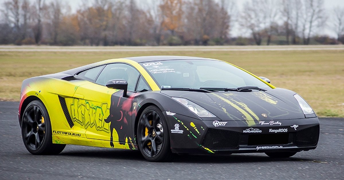 Lamborghini Gallardo vezetés
