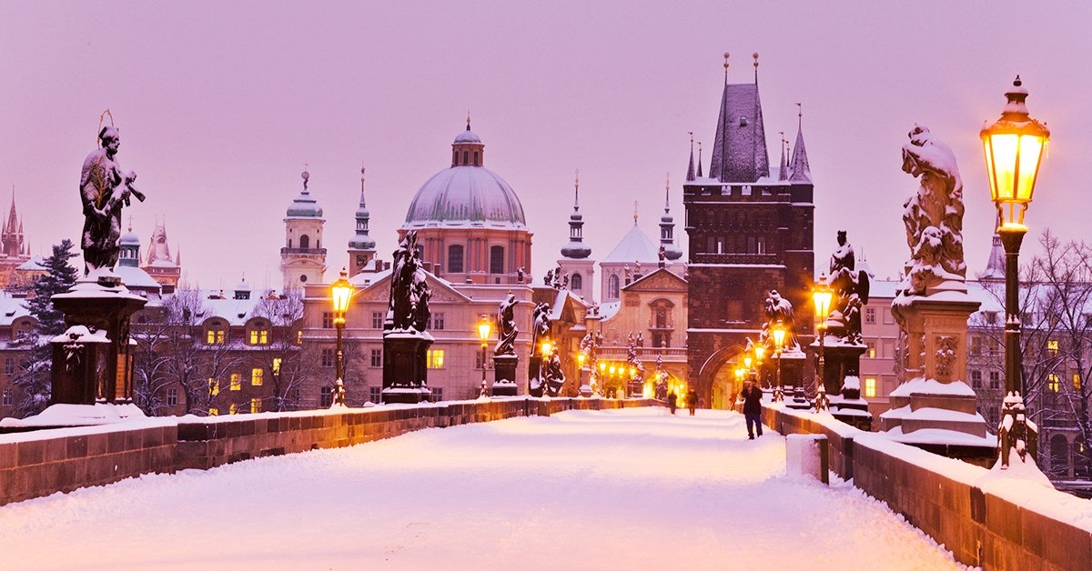 Prága télen is meseszép