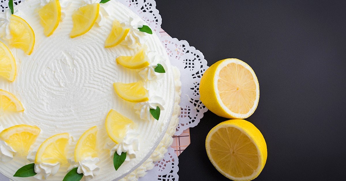 12 szeletes citromos torta
