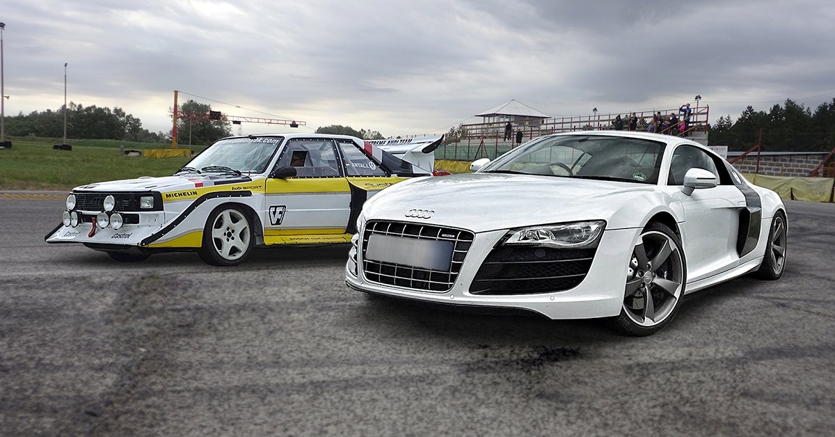 Audi R8 és Audi S1 vezetés