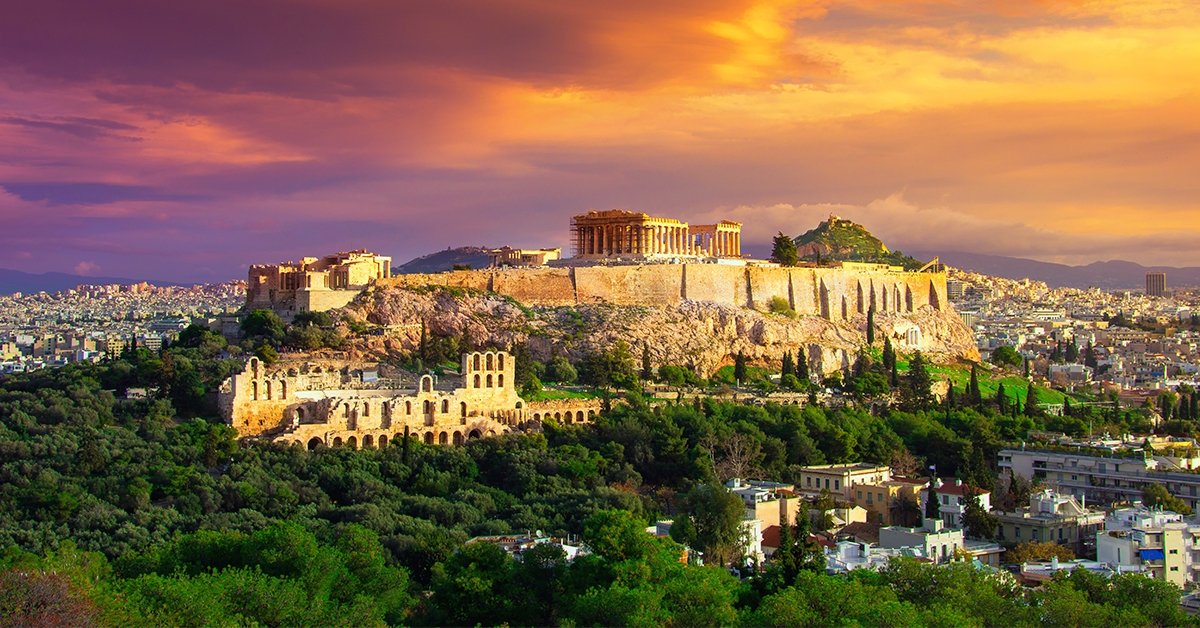 Athéni városnézés repülővel