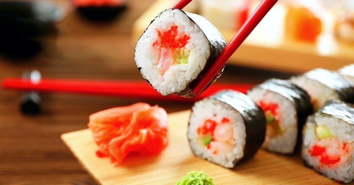 Sushi combo menü