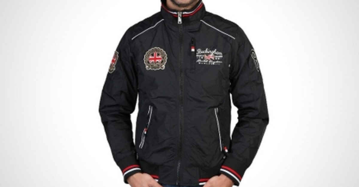 Geographical Norway sportos kabát fekete színben