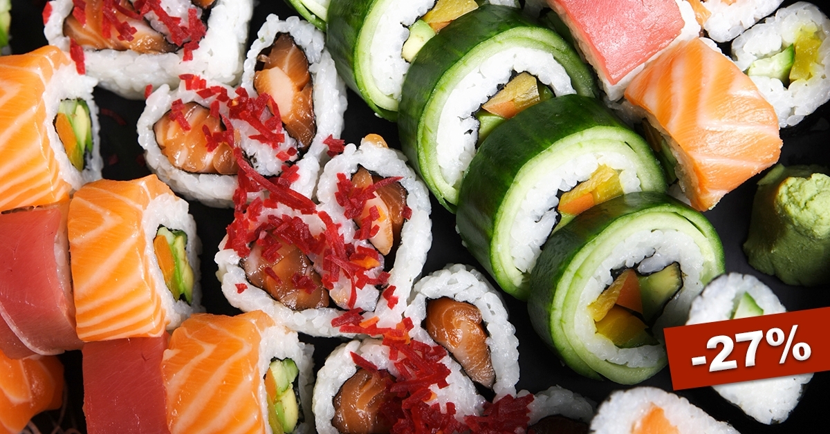 Sushi válogatás kiszállítással