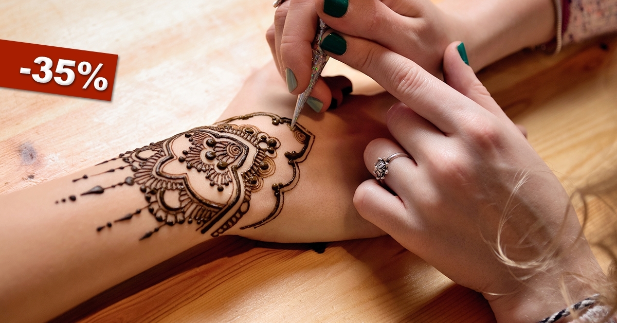 Henna testfestés