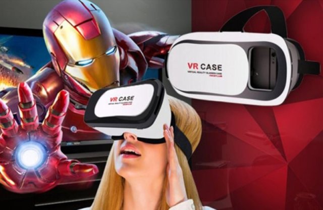 Virtuális valóság szemüveg, fehér
