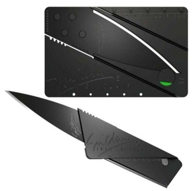 Hitelkártya alakú kés