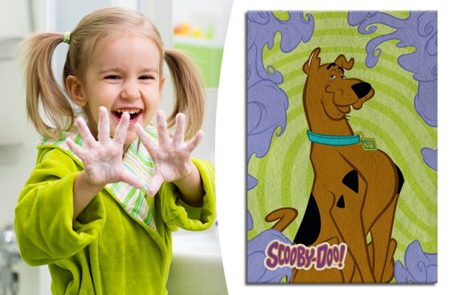 Kéztörlő-arctörlő, Scooby Doo + más típus