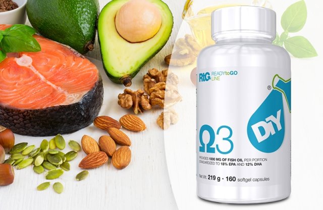 DIY Nutrition Omega 3 lágyzselatin kapszula, 160 db