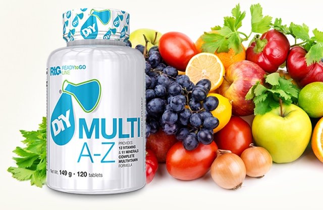 DIY Nutrition, RTG - multivitamin A-Z, 120 tabletta