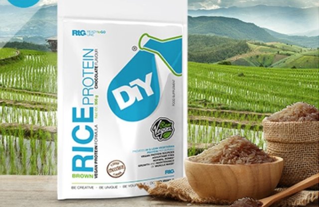 DIY Nutrition, Brown Rice Protein, barna rizs fehérje, 908 g