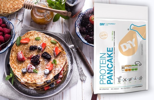 DIY Nutrition, Protein Pancake, palacsintapor, vanília, 1000 g