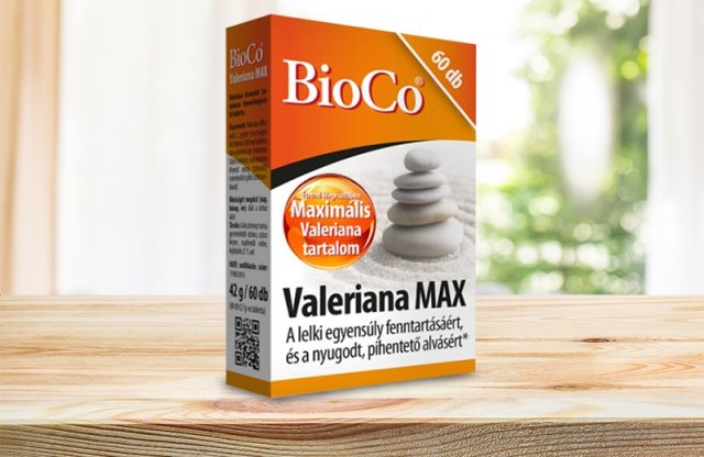 BioCo Valeriana MAX, 60 db tabletta