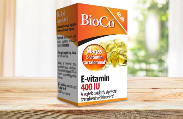 BioCo E-vitamin 400 IU, 60 db lágyzselatin kapszula
