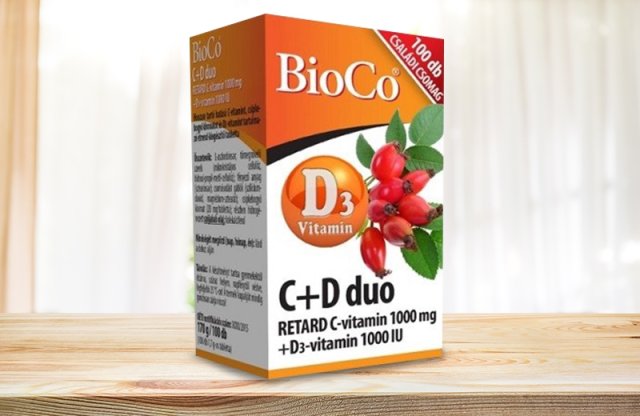 BioCo C+D vitamin duo, 100 db tabletta 