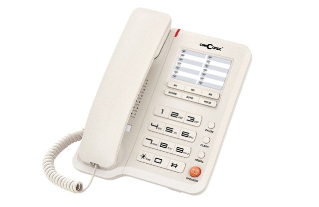 ConCorde vezetékes telefon, A40, fehér + több színben