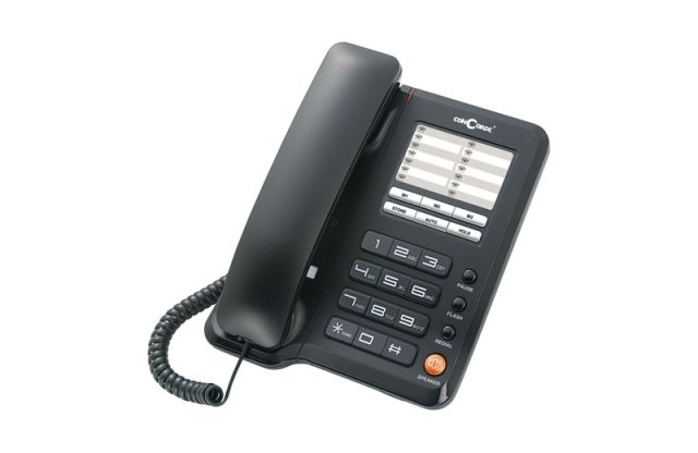 ConCorde vezetékes telefon, A40, fekete + több színben