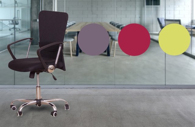 AEX irodai szék gumi kerekekkel, fekete + több színben