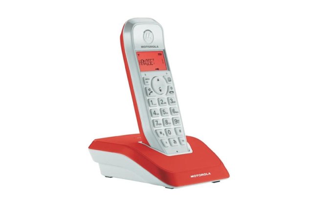 Motorola DECT telefon, piros + több színben