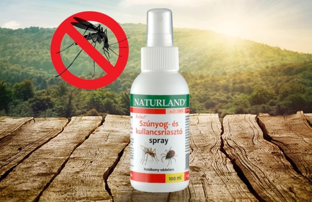 Naturland szúnyog és kullancsriasztó spray, 100 ml