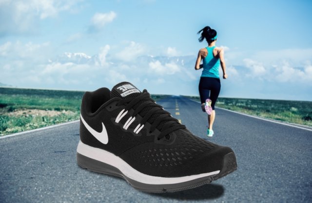 Nike Air Zoom Winflo 4 női cipő, fekete, 36 + más méretben