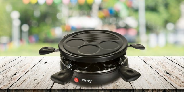 Camry raclette grill, 1200W, fekete